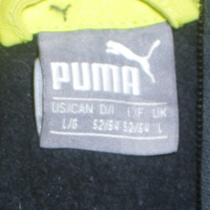 Mens UK Size L PUMA Black Full Zip Hoodie