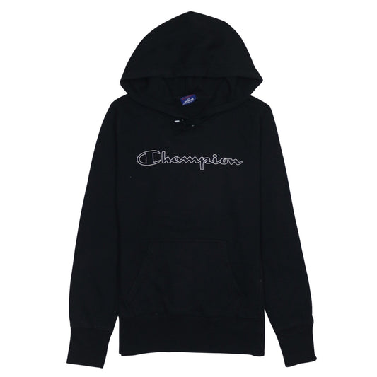 Mens UK Size M Champion Black Pullover Hoodie