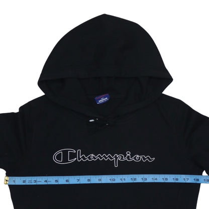Mens UK Size M Champion Black Pullover Hoodie