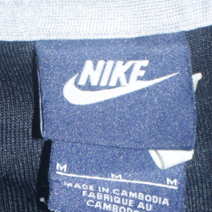 Mens UK Size M Nike Blue Full Zip Hoodie