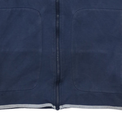 Mens UK Size M Nike Blue Full Zip Hoodie