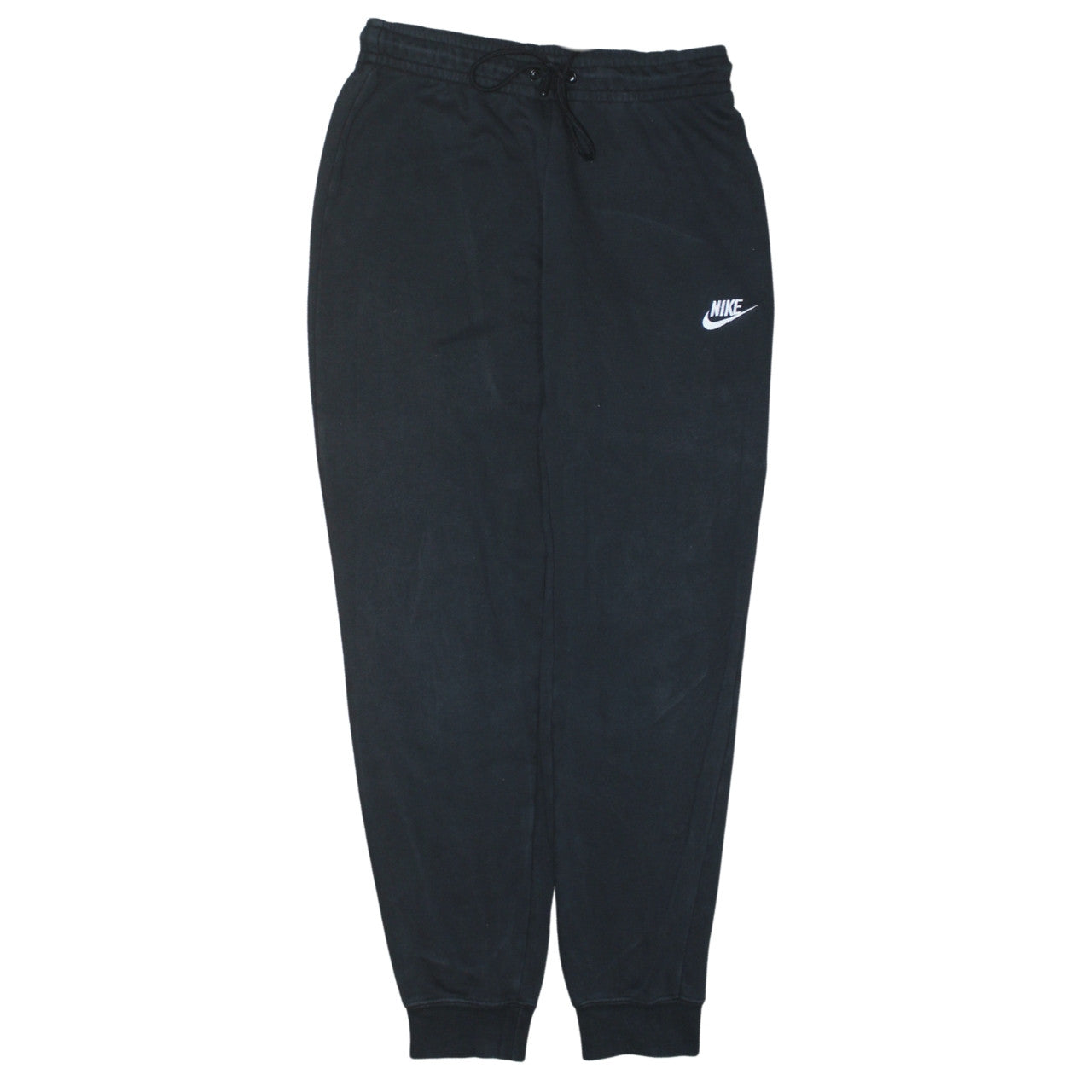 Mens UK Size S Nike Regular Fit Jogger Black Trousers