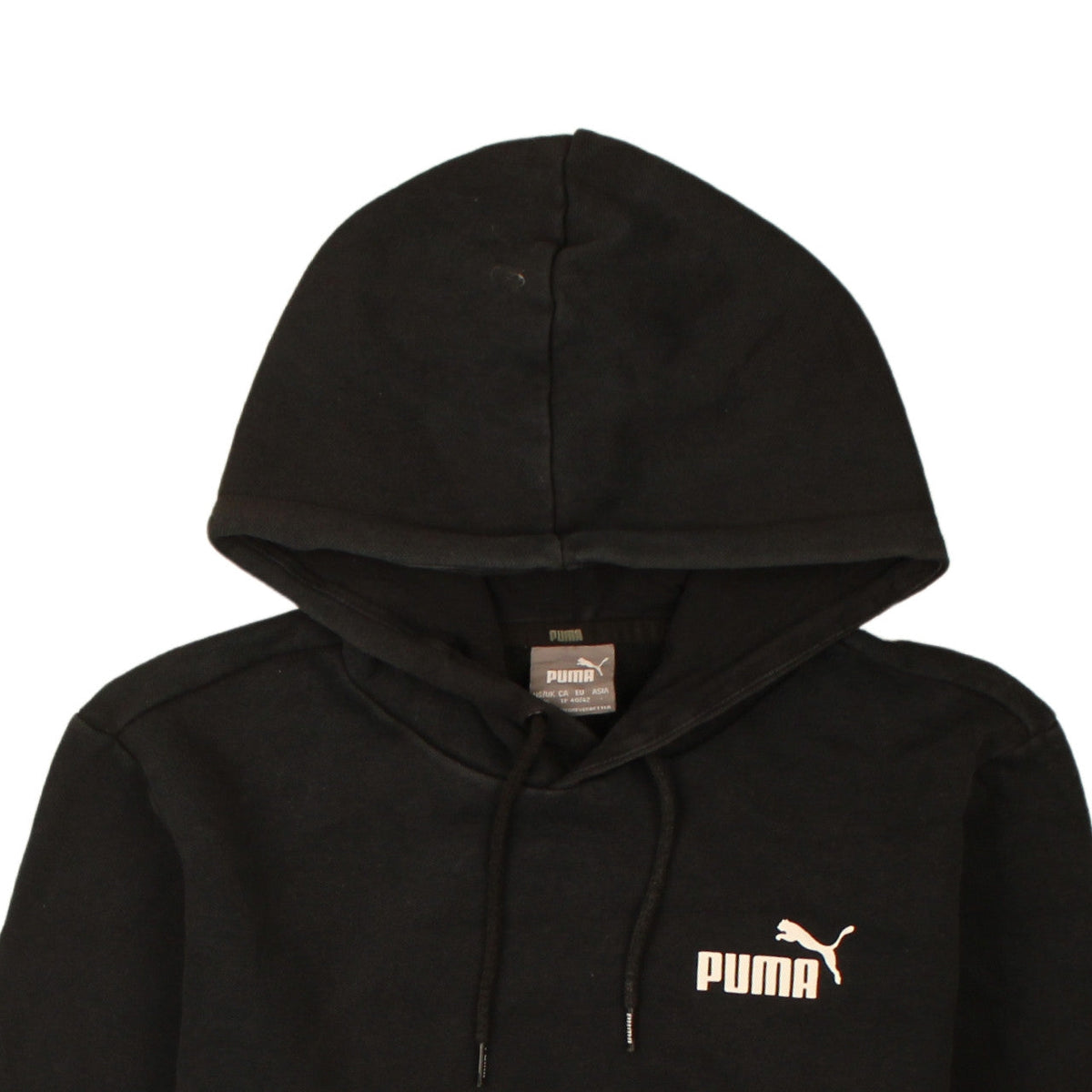 Mens UK Size XS PUMA Black Pullover Hoodie
