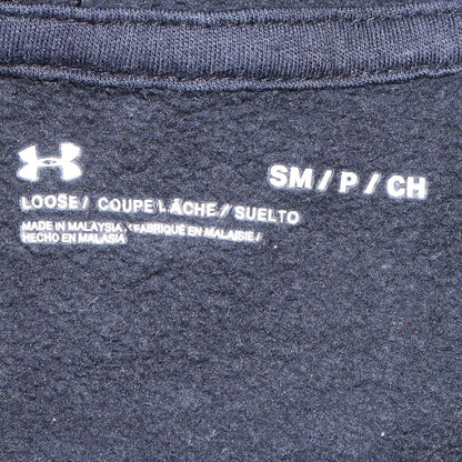 Mens UK Size S Under armour Black Pullover Hoodie