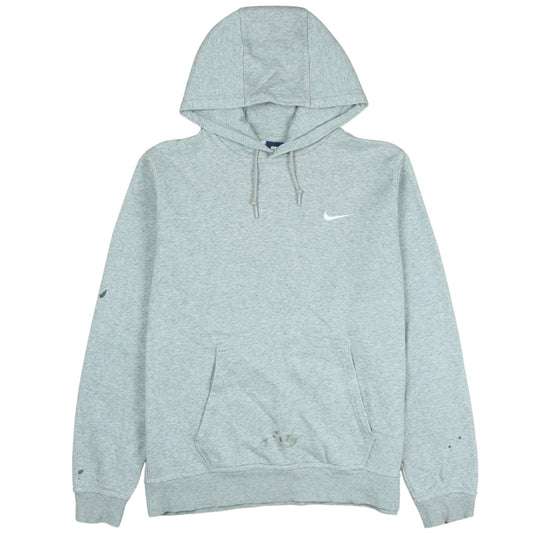 Mens UK Size L Nike Grey Pullover Hoodie