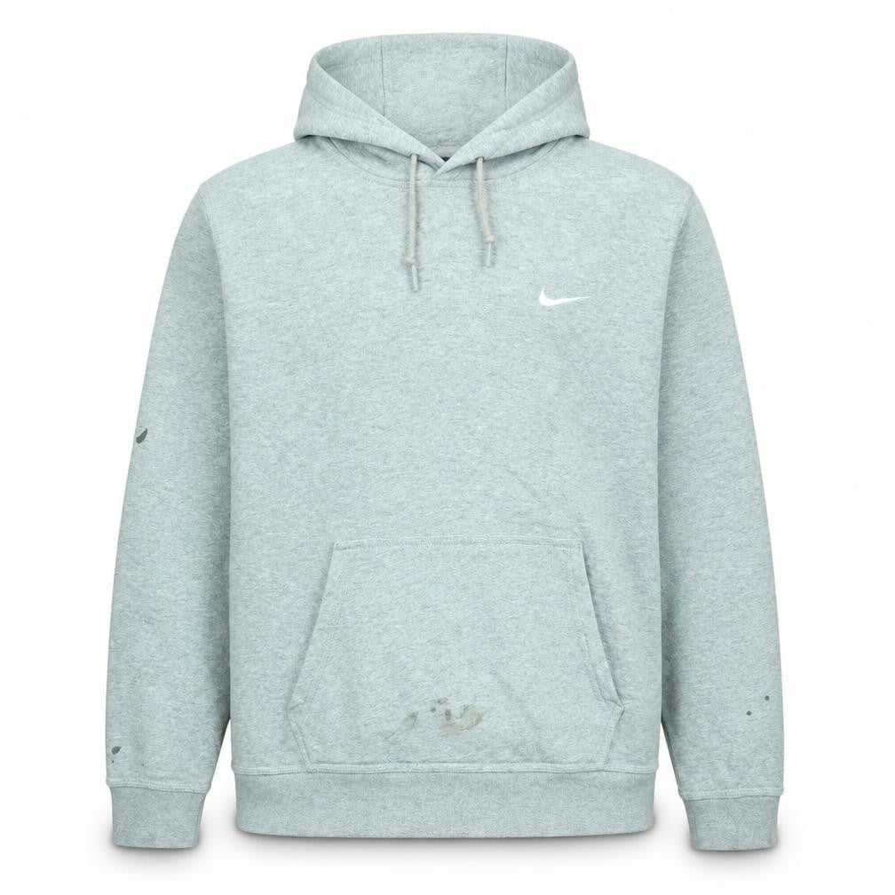 Mens UK Size L Nike Grey Pullover Hoodie