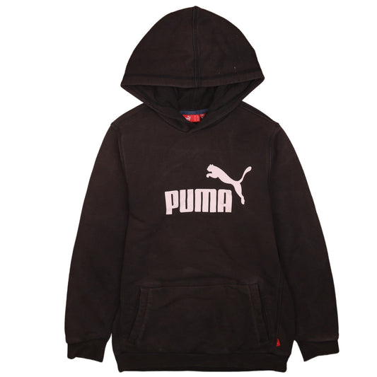 Womens UK Size 14 PUMA Black Pullover Hoodie