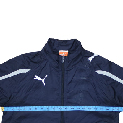 Puma Boys Blue Full Zip Lightweight Track Jacket Size 14 Years