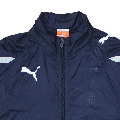 Puma Boys Blue Full Zip Lightweight Track Jacket Size 14 Years
