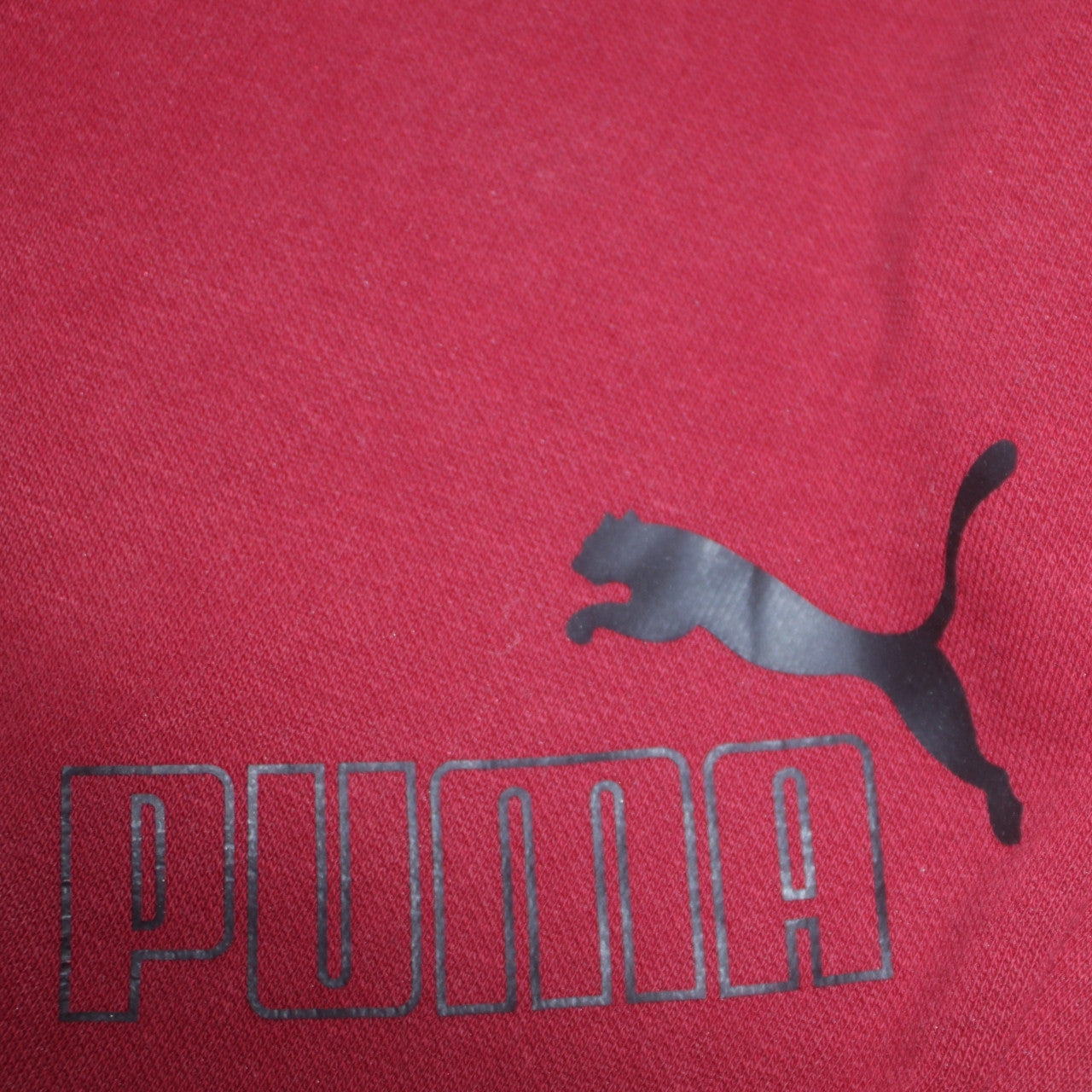 Mens UK Size L PUMA Regular Fit Jogger Red Trousers