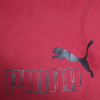 Mens UK Size L PUMA Regular Fit Jogger Red Trousers