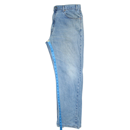 Mens UK Size 36 Levi's Regular Fit Straight Blue Jeans