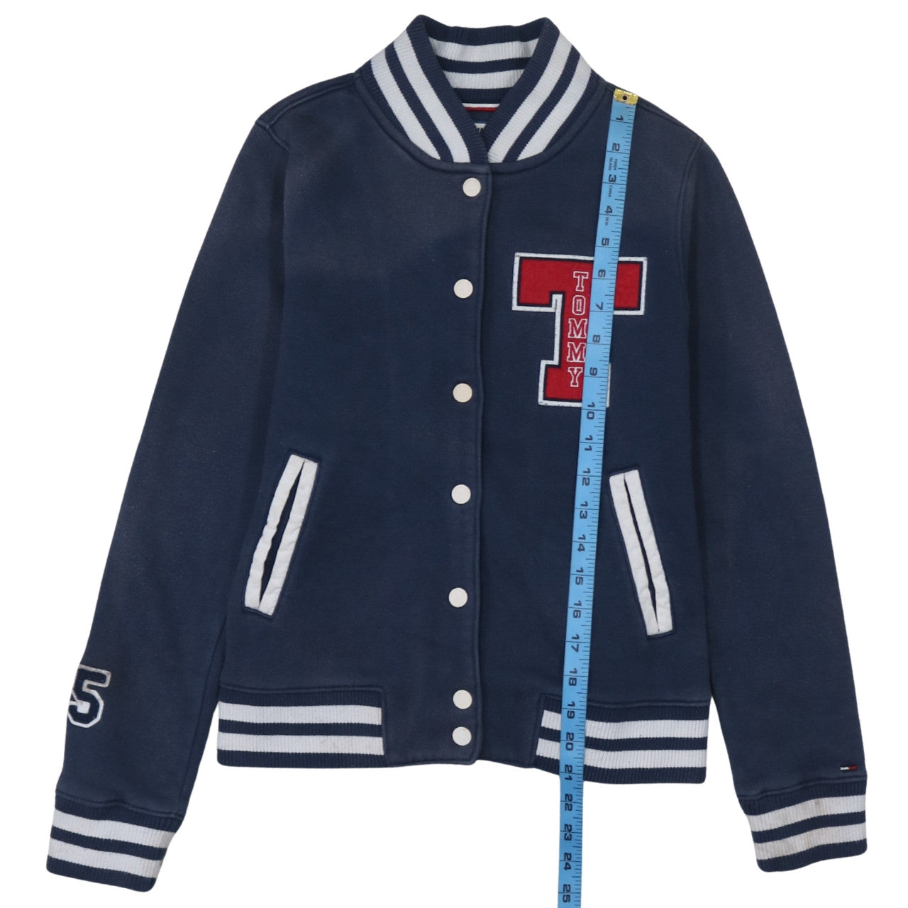 Mens UK Size XS Tommy Jeans Blue Cardigan Sweatshirt