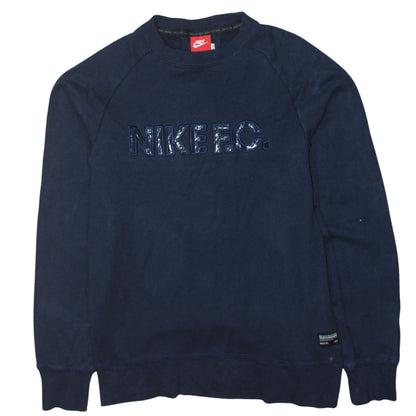 Mens UK Size S Nike Blue Pullover Sweatshirt