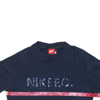 Mens UK Size S Nike Blue Pullover Sweatshirt