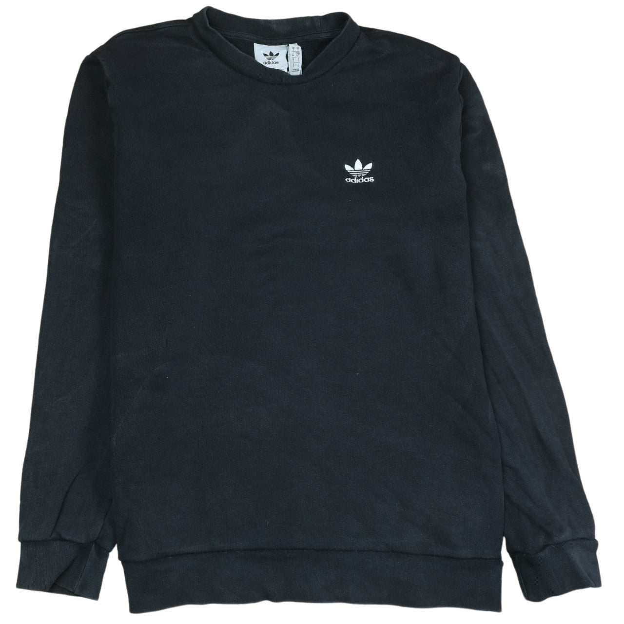 Mens UK Size S adidas Black Pullover Sweatshirt