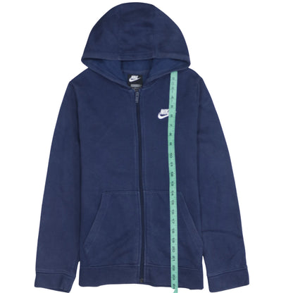 Boys UK Size L Nike Blue Full Zip Hoodie