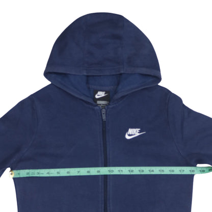 Boys UK Size L Nike Blue Full Zip Hoodie