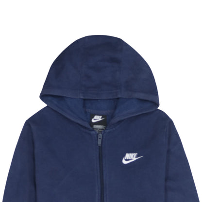 Boys UK Size L Nike Blue Full Zip Hoodie