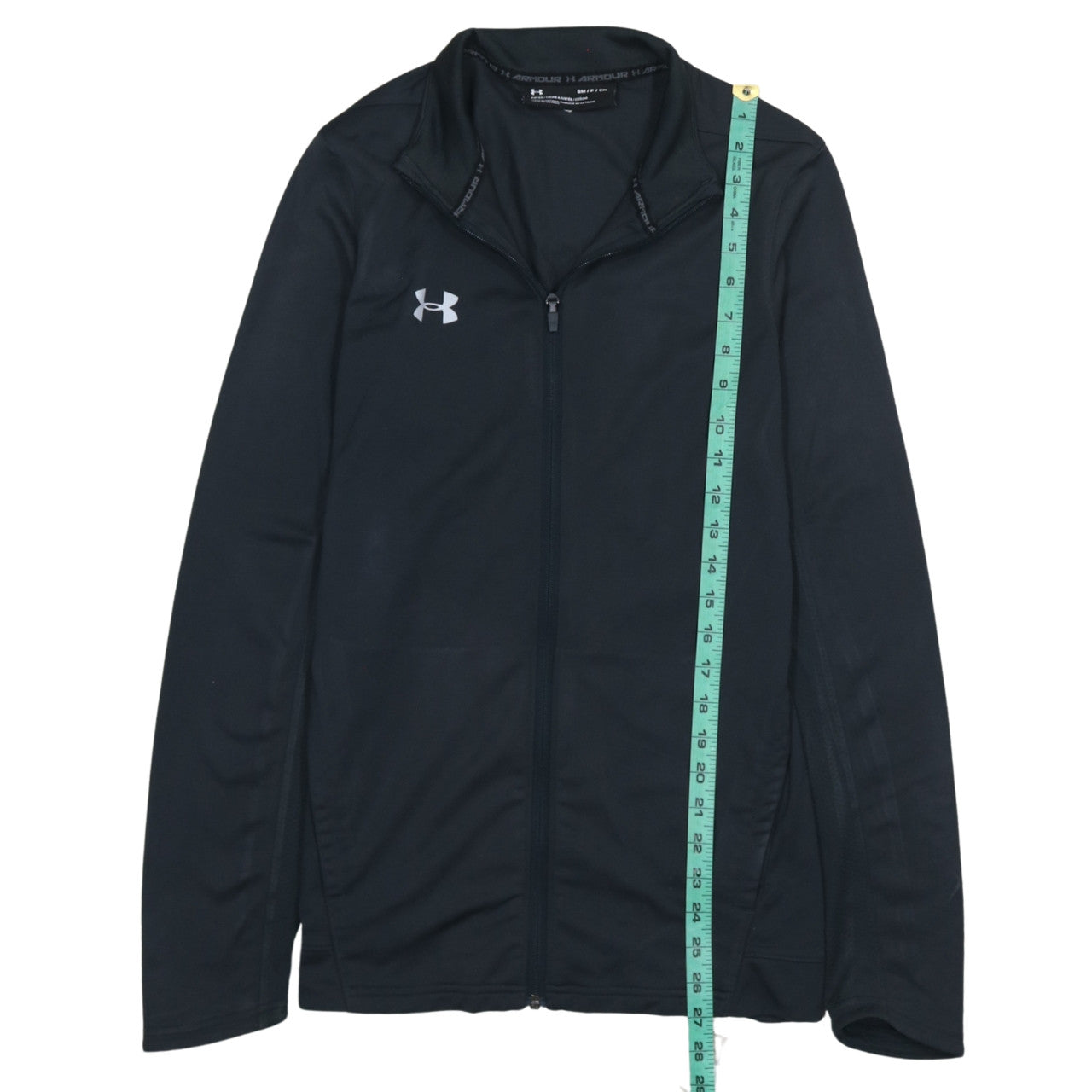 Mens UK Size S Under armour Black Full Zip Sweatshirt