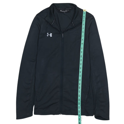 Mens UK Size S Under armour Black Full Zip Sweatshirt