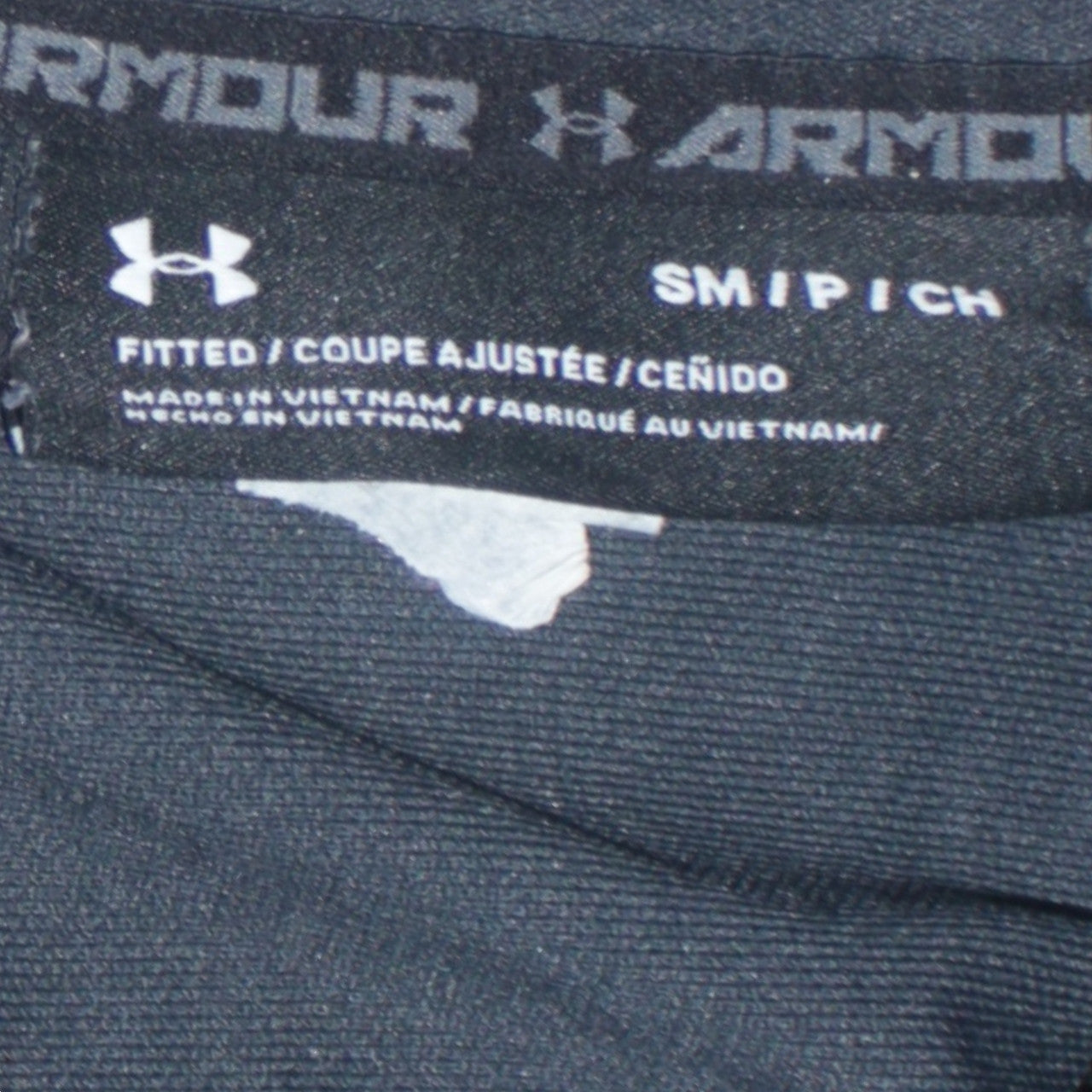 Mens UK Size S Under armour Black Full Zip Sweatshirt