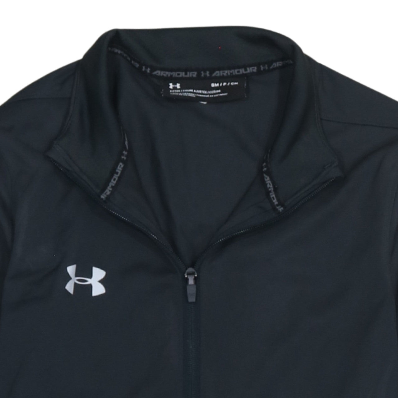 Mens UK Size S Under armour Black Full Zip Sweatshirt