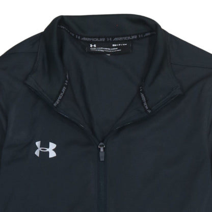 Mens UK Size S Under armour Black Full Zip Sweatshirt