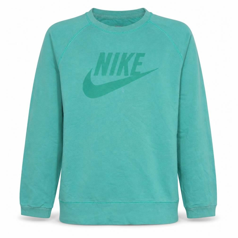 Mens UK Size M Nike Green Pullover Sweatshirt
