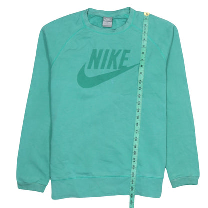 Mens UK Size M Nike Green Pullover Sweatshirt