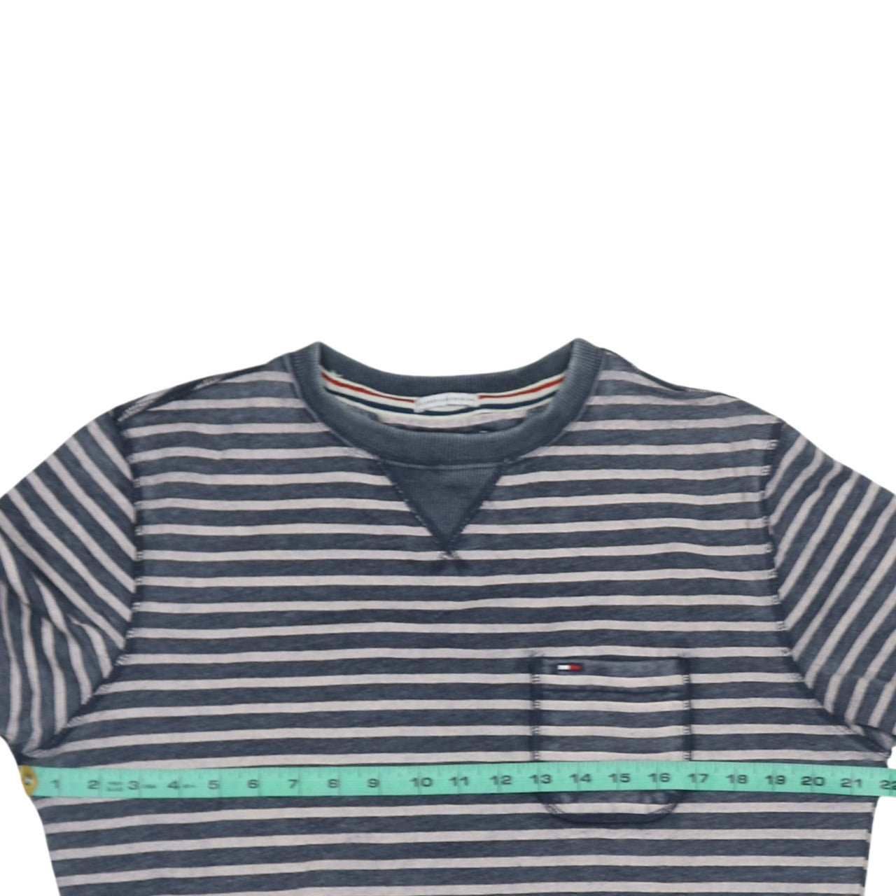 Mens UK Size M Hilfiger Denim Blue Pullover Sweatshirt