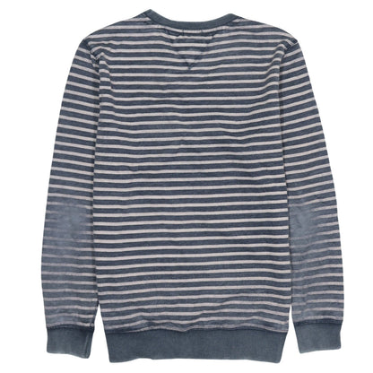 Mens UK Size M Hilfiger Denim Blue Pullover Sweatshirt
