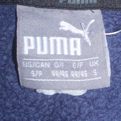 Mens UK Size XL PUMA Blue Pullover Hoodie