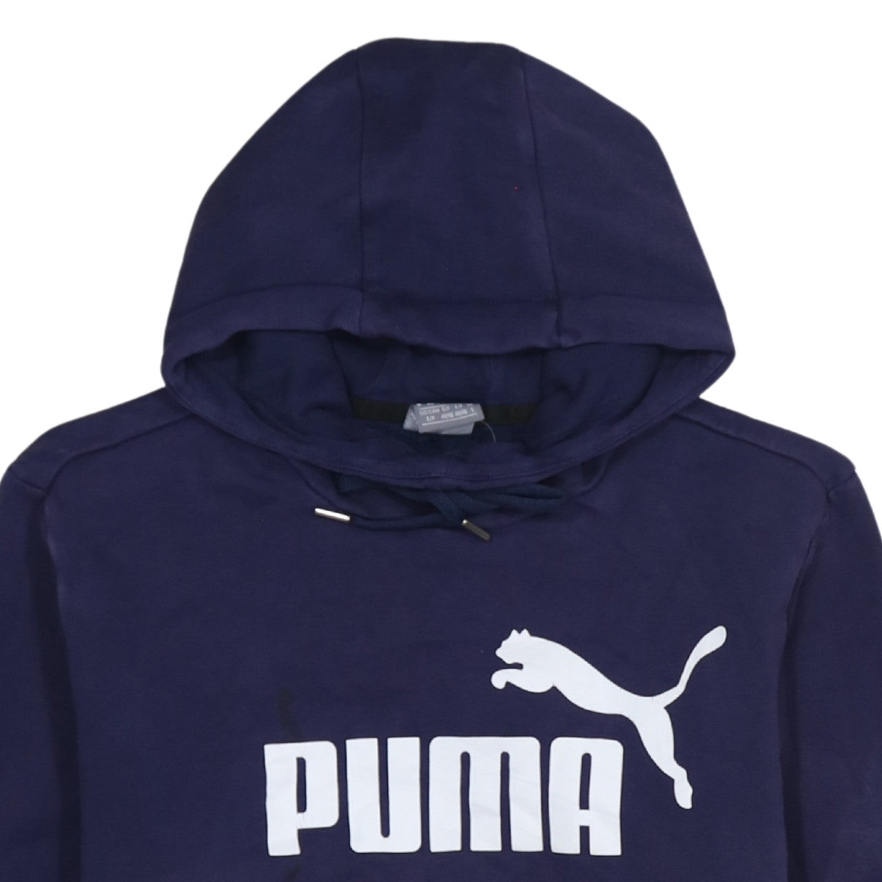 Mens UK Size XL PUMA Blue Pullover Hoodie