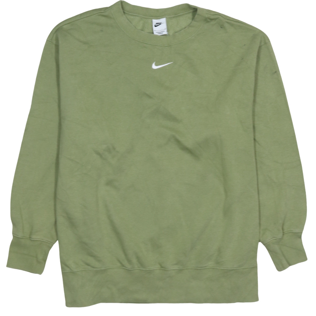 Womens UK Size XL Nike Green Pullover Sweatshirt
