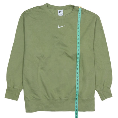 Womens UK Size XL Nike Green Pullover Sweatshirt