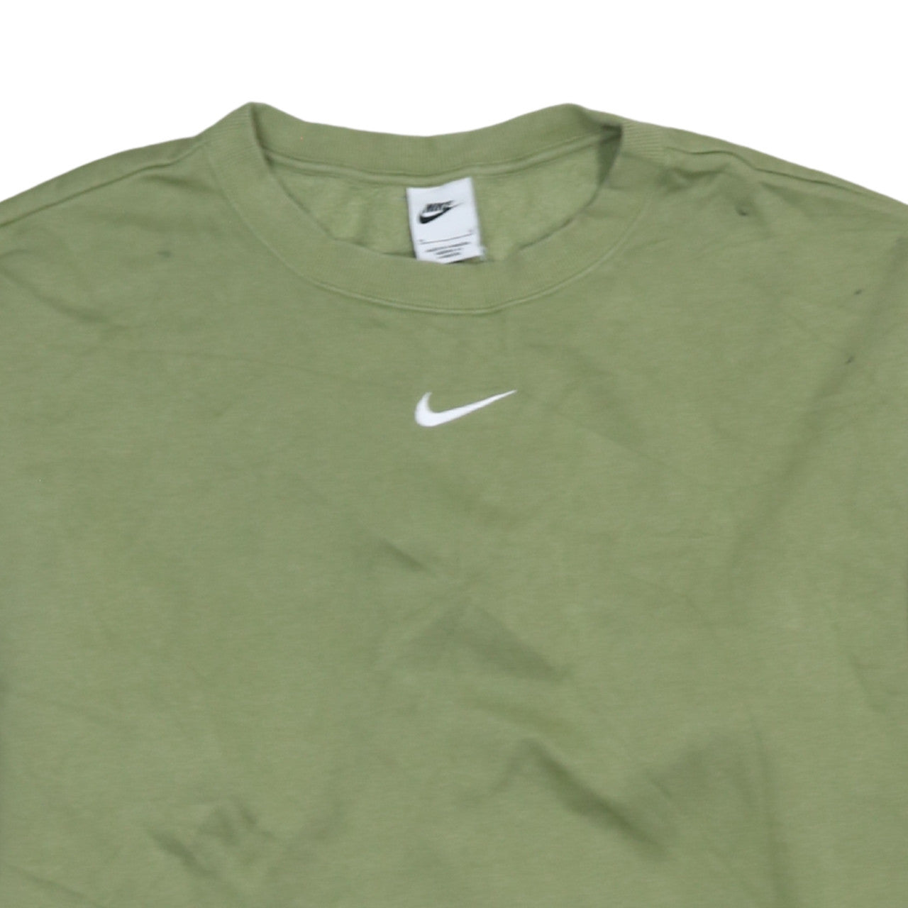 Womens UK Size XL Nike Green Pullover Sweatshirt