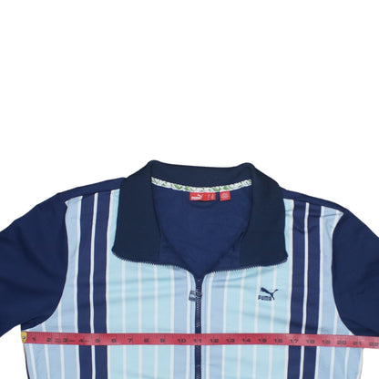 Mens UK Size M PUMA Blue Full Zip Sweatshirt