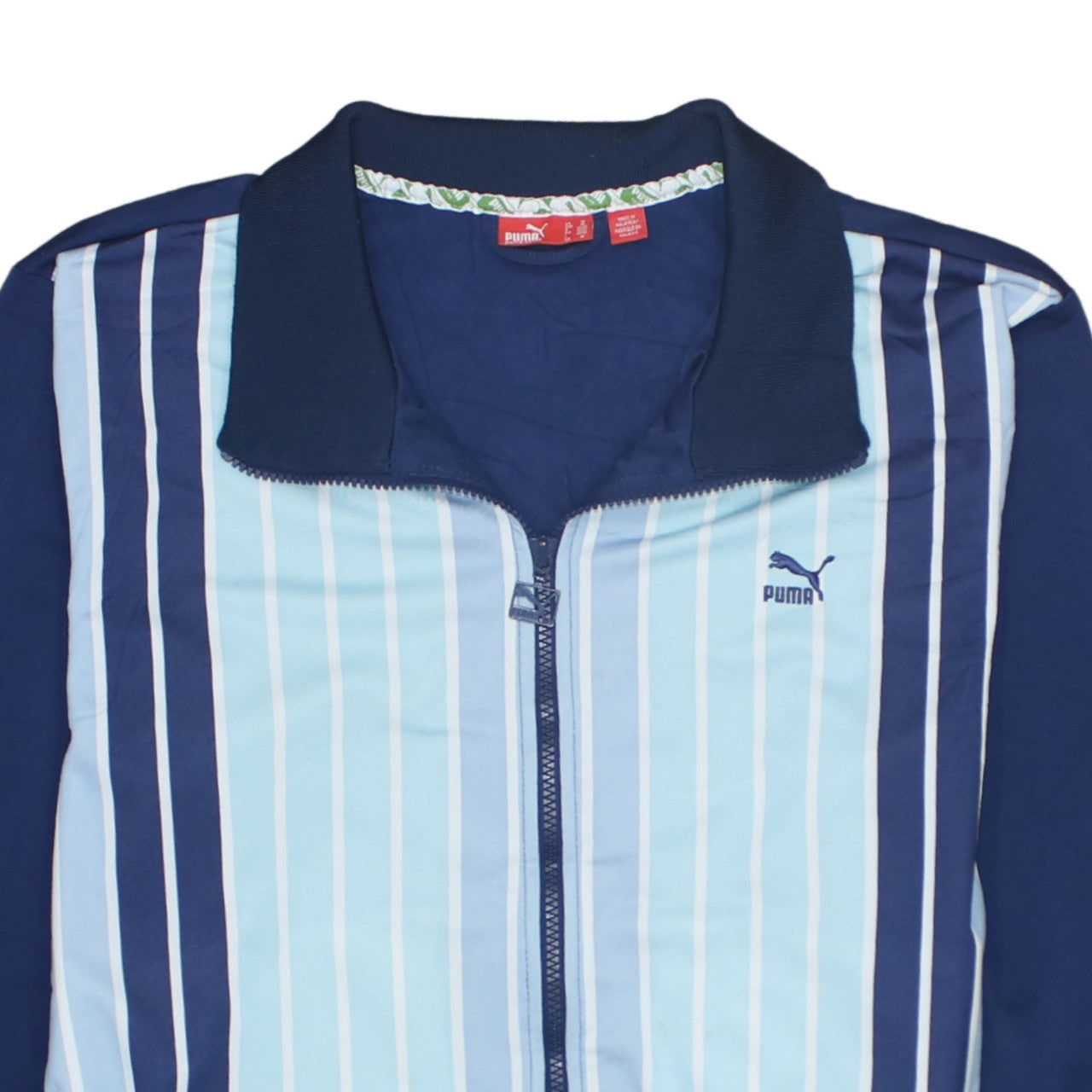 Mens UK Size M PUMA Blue Full Zip Sweatshirt