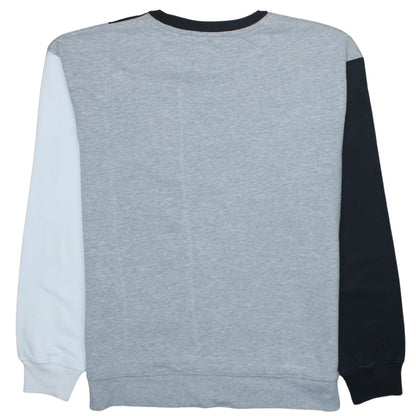 Levi's Boys Grey Colourblock Sweatshirt 16 Years Crew Neck Logo Print