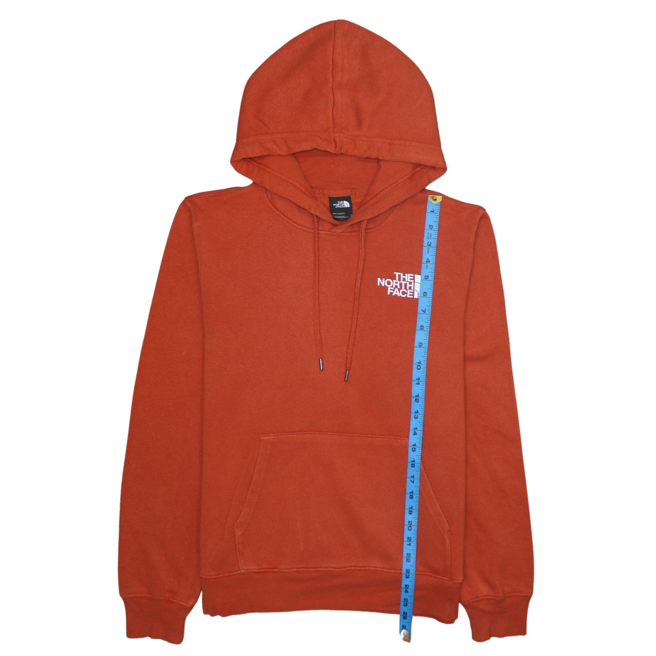 Mens UK Size S The North Face Red Pullover Hoodie