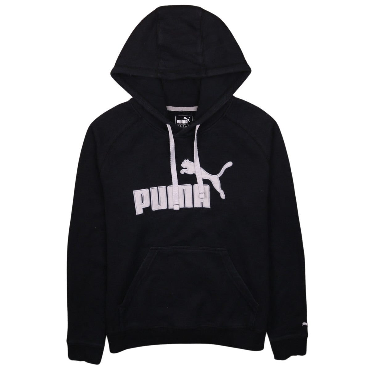 Womens UK Size 12 PUMA Black Pullover Hoodie
