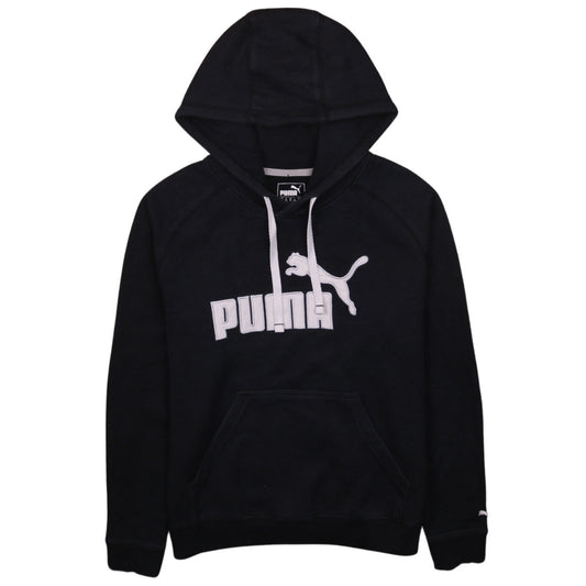 Womens UK Size 12 PUMA Black Pullover Hoodie