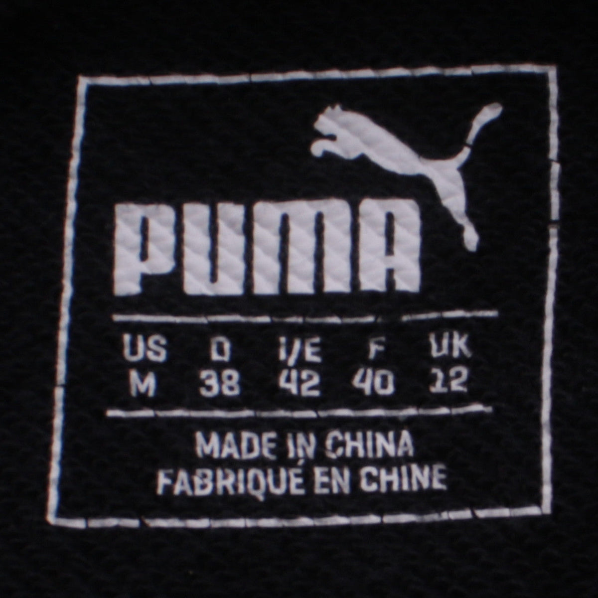 Womens UK Size 12 PUMA Black Pullover Hoodie