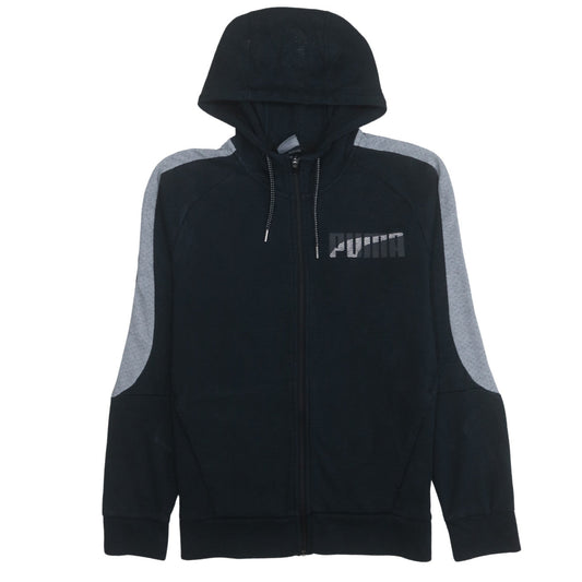 Mens UK Size M PUMA Black Full Zip Hoodie