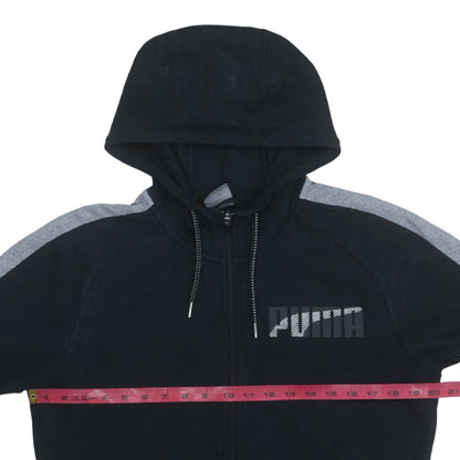 Mens UK Size M PUMA Black Full Zip Hoodie