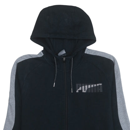 Mens UK Size M PUMA Black Full Zip Hoodie