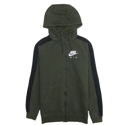Mens UK Size XS Nike Green Full Zip Hoodie