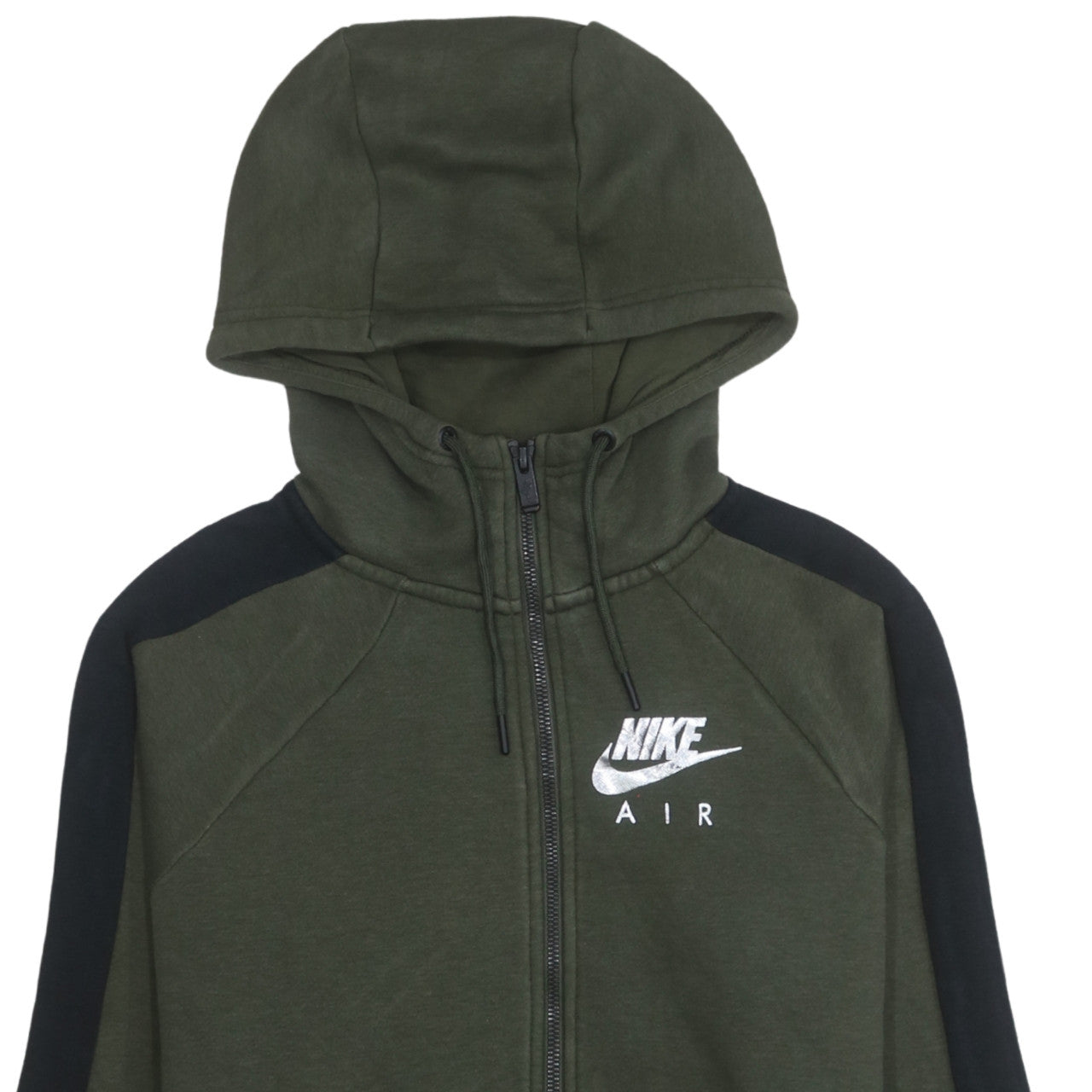 Mens UK Size XS Nike Green Full Zip Hoodie