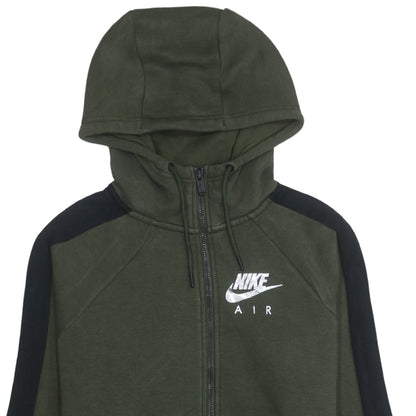 Mens UK Size XS Nike Green Full Zip Hoodie